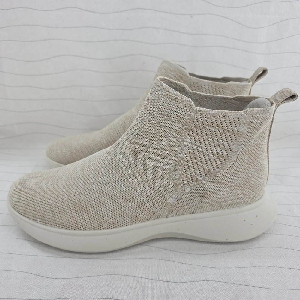 VIVAIA Womens Delilah Knit Pull-On Sand/Tan Boots Shoes Size 45 EU (13 US)